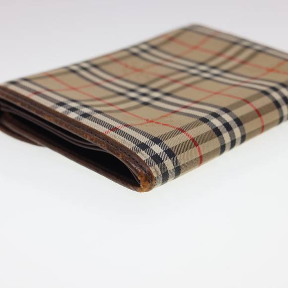 Burberrys Nova Check Pouch Nylon Beige Auth 40209 - Picture 11 of 16